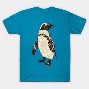 African Mandala Penguin T-Shirt